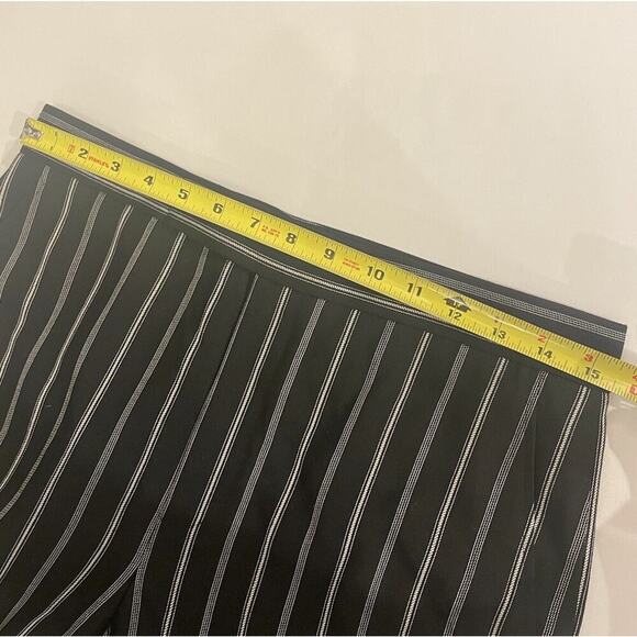 Ralph Lauren Collection Purple Label Pinstripe Wool Pants 8 Straight Leg Runway - Picture 12 of 16